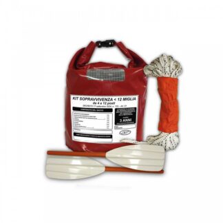 EUROVINIL Borse Dotazioni KIT SOPRAVVIVENZA ENTRO 12 MIGLIA