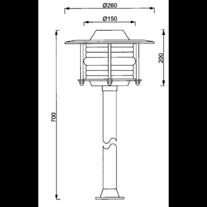 FORESTI Lampade elettriche OLD NAVY LAMPIONE PER ESTERNO - immagine 2