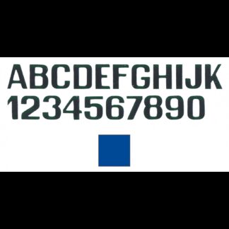 INTERNATIONAL LETTERFIX Lettere e Numeri Adesivi LETTERE E NUMERI AZZURRO MM.100