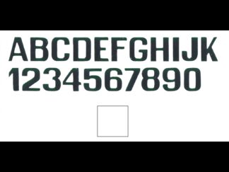 INTERNATIONAL LETTERFIX Lettere e Numeri Adesivi LETTERE E NUMERI BIANCO MM.200