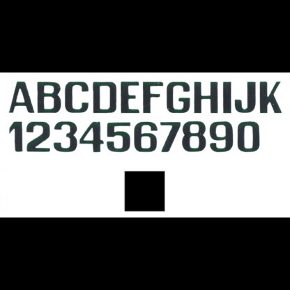 INTERNATIONAL LETTERFIX Lettere e Numeri Adesivi LETTERE E NUMERI NERO   MM.100