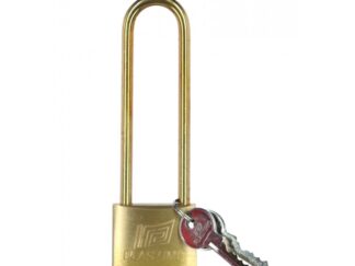 PLASTIMO Lucchetti LUCCHETTO OTTONE ARCO LUNGO MM.100