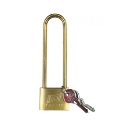 PLASTIMO Lucchetti LUCCHETTO OTTONE ARCO LUNGO MM.100