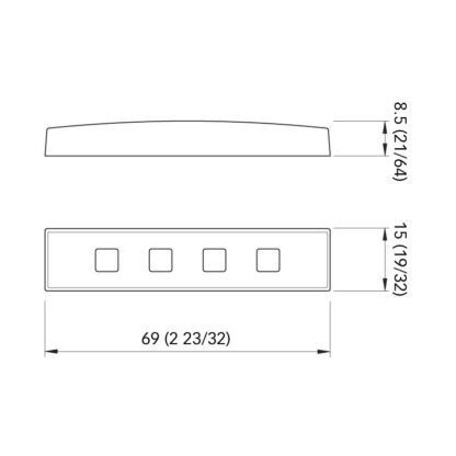 QUICK Luci di Cortesia LUCE DI CORTESIA BLU TAB CPA 3 - immagine 2