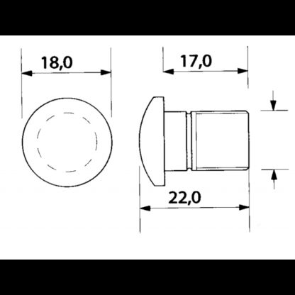 BINDING UNION Luci di Cortesia LED BLU 12 VOLTS - immagine 2