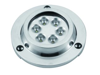 AAA Faretti a Led Subacquei,Sottoplance LUCE SUBACQUEA A LED BLU (6 X3W)