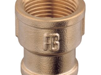 GUIDI Raccorderia in Ottone MANICOTTO RIDOTTO F-F DA 2' A 1'1/2
