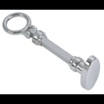 FORESTI Serrature Porte e Maniglie POMOLO E ANELLO OTTONE CROMATO