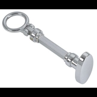 FORESTI Serrature Porte e Maniglie POMOLO E ANELLO OTTONE CROMATO