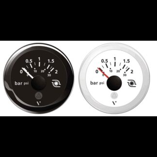 VDO View Line VDO MANOMETRO TURBO 2 BAR NERO