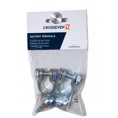 CROSSEVEN Batterie, Morsetti MORSETTO BATTERIA ZINCATO M10+ - immagine 2