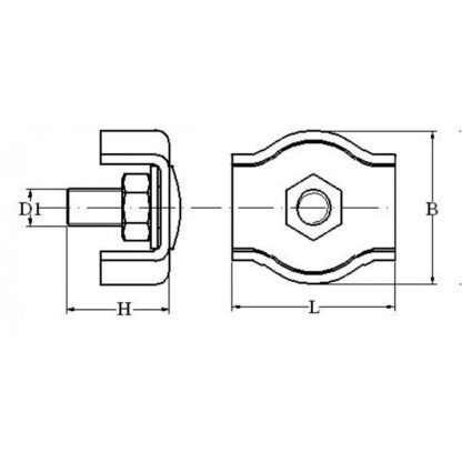 Morsetti, Tenditori MORSETTO INOX 316 Ø MM.2 - immagine 2