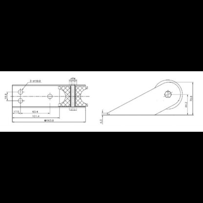 Musoni Inox MUSONE DI PRUA INOX MM. 223 - immagine 2
