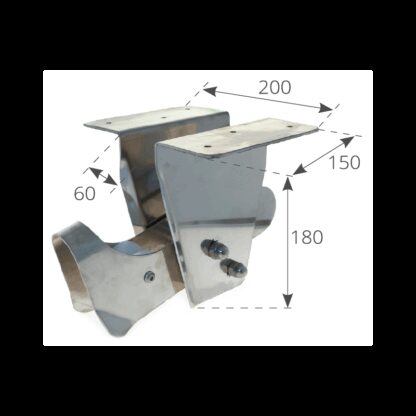 Musoni Inox MUSONE DI PRUA INOX AD INCASSO - immagine 2