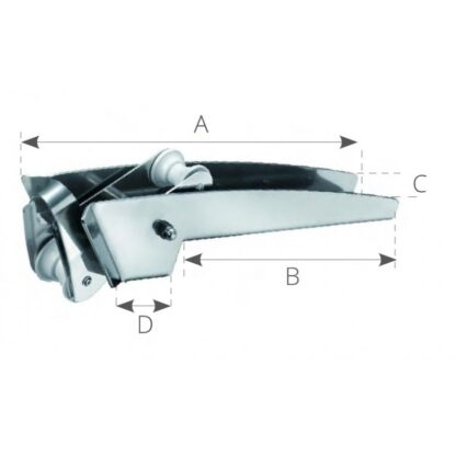 NANTONG FIVE-WOOD IMPORT & EXPORT Musoni Inox MUSONE INOX BASCULANTE MM.420 - immagine 3