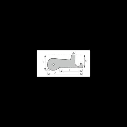 SAFE Musoni in Alluminio, Passacatena MUSONE L.L. MM. 200 - immagine 2