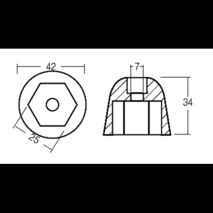 TECNOSEAL Ogive Maxpower, Lewmar, Sleipner,JP OGIVA SLEIPNER SP 125 - immagine 2