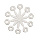 NUOVA RADE Viteria SOTTOVITI  NYLON BIANCO Ø MM.4,5