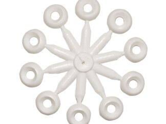 NUOVA RADE Viteria SOTTOVITI NYLON BIANCO Ø MM.5,5