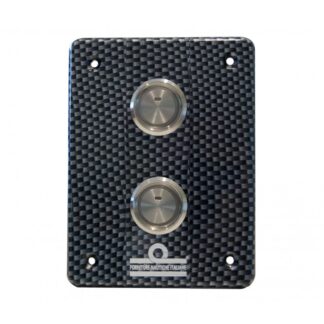 FORNITURE NAUTICHE ITALIANE Pannelli di Comando Elettrici PANNELLO ELETTRICO 2 INTERRUTTORI