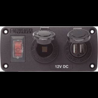 BLUE SEA Prese e Spine PANNELLO 12V PRESA USB INTERRUTTORE