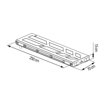 PLASTIMO Passerelle Fisse, Pieghevoli PASSERELLA GONFIABILE GALLEGGIANTE - immagine 2