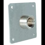 Raccorderia in Ottone PIASTRA INOX C/MANICOTTO DA 3/8