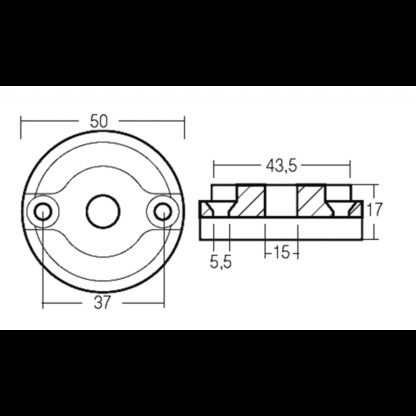 TECNOSEAL Anodi Vetus RONDELLA VETUS 35/55 - immagine 2
