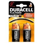 DURACELL Batterie, Morsetti PILA ALC. POWER PLUS C 1/2 TORCIA