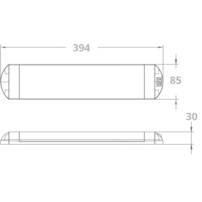 AAA Faretti e Plafoniere a Led PLAFONIERA A 39 LED 10-30V - immagine 2