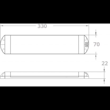 AAA Faretti e Plafoniere a Led PLAFONIERA 32 LED - immagine 2