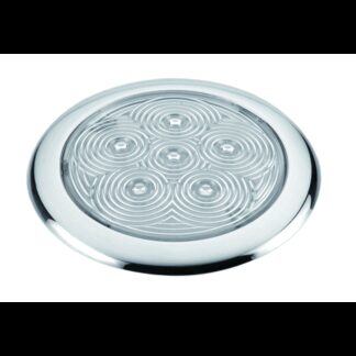 AAA Faretti e Plafoniere a Led PLAFONIERA INOX A 6 LED ØMM.110x11h