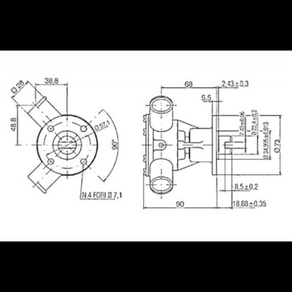 ANCOR Pompe Raffredamento Motore POMPA ST149 - immagine 2