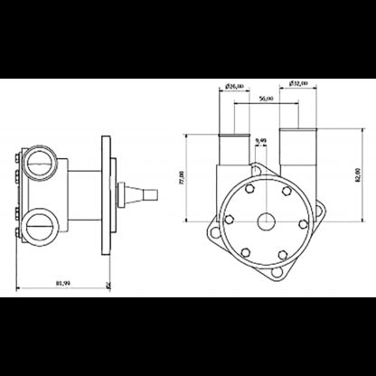 ANCOR Pompe Raffredamento Motore POMPA ST347 - immagine 2