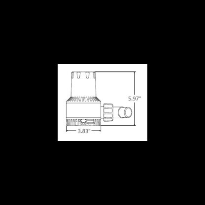 ATTWOOD Pompe Attwood POMPA HEAVY DUTY HD 2000 12V - immagine 2