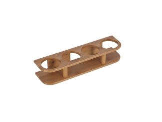 PLASTIMO Portabicchieri PORTA 4 BICCHIERI IN BAMBOO