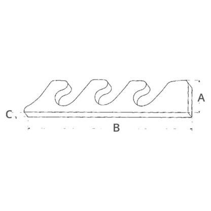AAA Portacanna in Nylon PORTACANNA A PARETE 4 POSTI - immagine 2