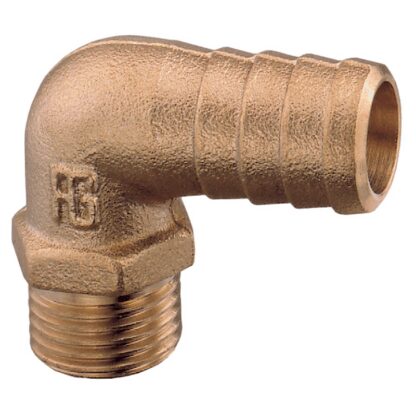 GUIDI Raccorderia in Ottone PORTAGOMMA CURVO DA 1'1/2X38