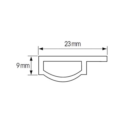 PLASTIMO Faretti e Plafoniere a Led PROFILO LED MODELLO D - immagine 2