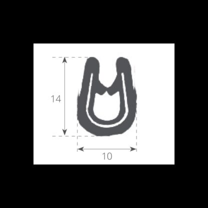 Profili di Finitura PROFILO PVC NERO MT50 - immagine 2