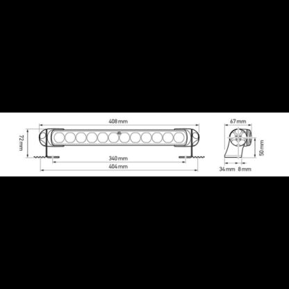 HELLA MARINE Proiettori Fissi, Manuali SEA HAWK 350 BIANCO ILLUM. DIFFUSA - immagine 3