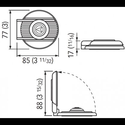 QUICK Accessori per Verricelli Quick PULSANTE A PIEDE BIANCO UP - immagine 2