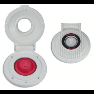 QUICK Accessori per Verricelli Quick PULSANTE A PIEDE BIANCO DOWN