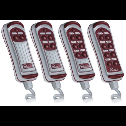 QUICK Accessori per Verricelli Quick PULS.STAGNA 8 CAN. CON TORCIA LED