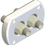 Passaparatia bianco doppio raccordo 45.028.28 Ultraflex