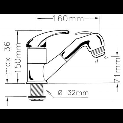ELETTROGAS ARAVON Rubinetti RUBINETTO MISCELATORE - immagine 3