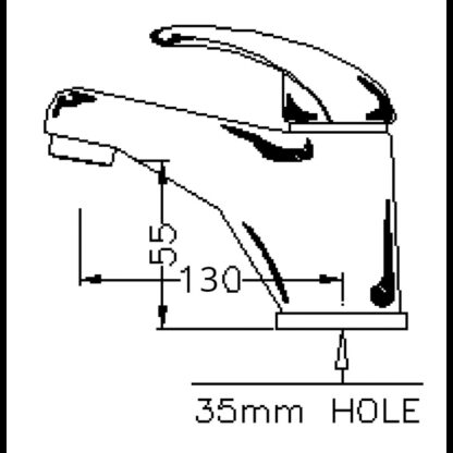 ELETTROGAS ARAVON Rubinetti RUBINETTO MISCELATORE LAVABO - immagine 2