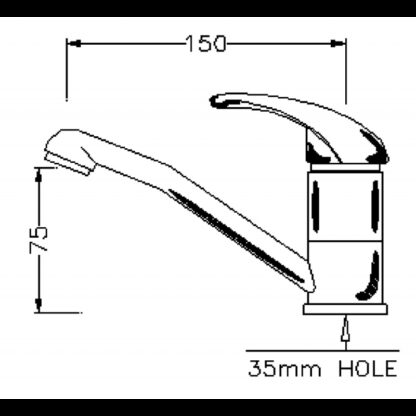 ELETTROGAS ARAVON Rubinetti RUBINETTO MISCELATORE LAVABO - immagine 2