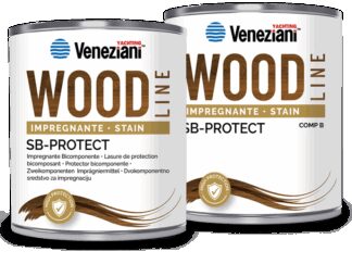 VENEZIANI Impregnante e Vernici per Legno SB-PROTECT BICOMPONENTE LT.1