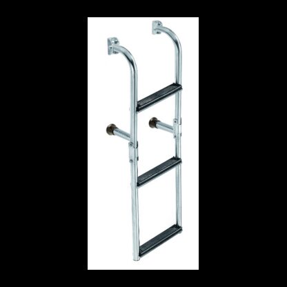 Scalette Pieghevoli SCALETTA INOX 3 GRADINI mm 800x270